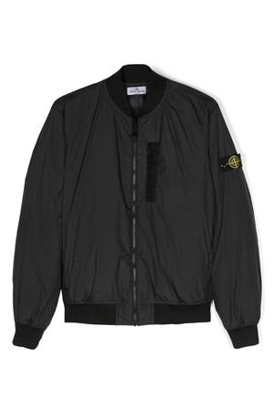 black polyamide jacket STONE ISLAND KIDS | 791640323V0029